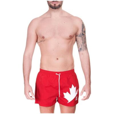 Dsquared2 - D2 Leaf Swim Trunks D7B643640 600 ROS Dsquared2 - D2 Leaf Swim Trunks D7B643640 600 ROS