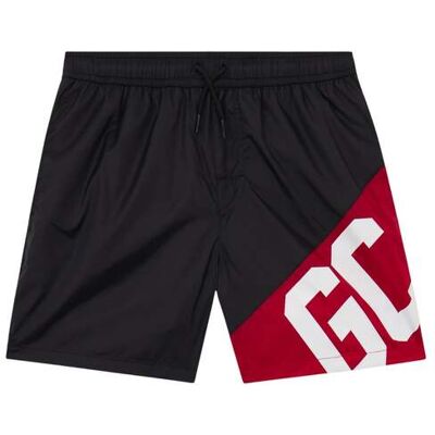 GCDS COSTUME BAND LOGO SWIM SHORTS GCDS COSTUME BAND LOGO SWIM SHORTS