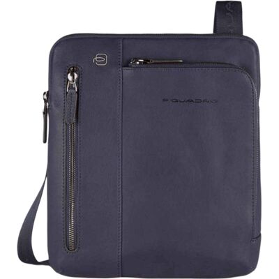 Borsa PIQUADRO BLACK SQUARE Uomo Borsello Pelle Blu - CA1816B3-BLU4 Borsa PIQUADRO BLACK SQUARE Uomo Borsello Pelle Blu - CA1816B3-BLU4