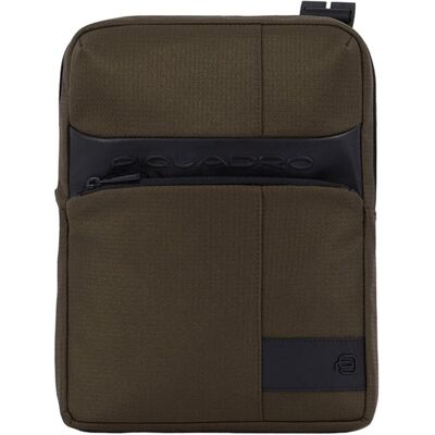 Borsello PIQUADRO W129 pelle e tessuto Verde - CA1816W129-VE Borsello PIQUADRO W129 pelle e tessuto Verde - CA1816W129-VE