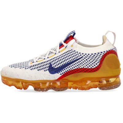 Nike Scarpa Bassa Uomo Air Vapormax 2021 Flyknit Se White/old Royal/yellow Ochre Nike Scarpa Bassa Uomo Air Vapormax 2021 Flyknit Se White/old Royal/yellow Ochre