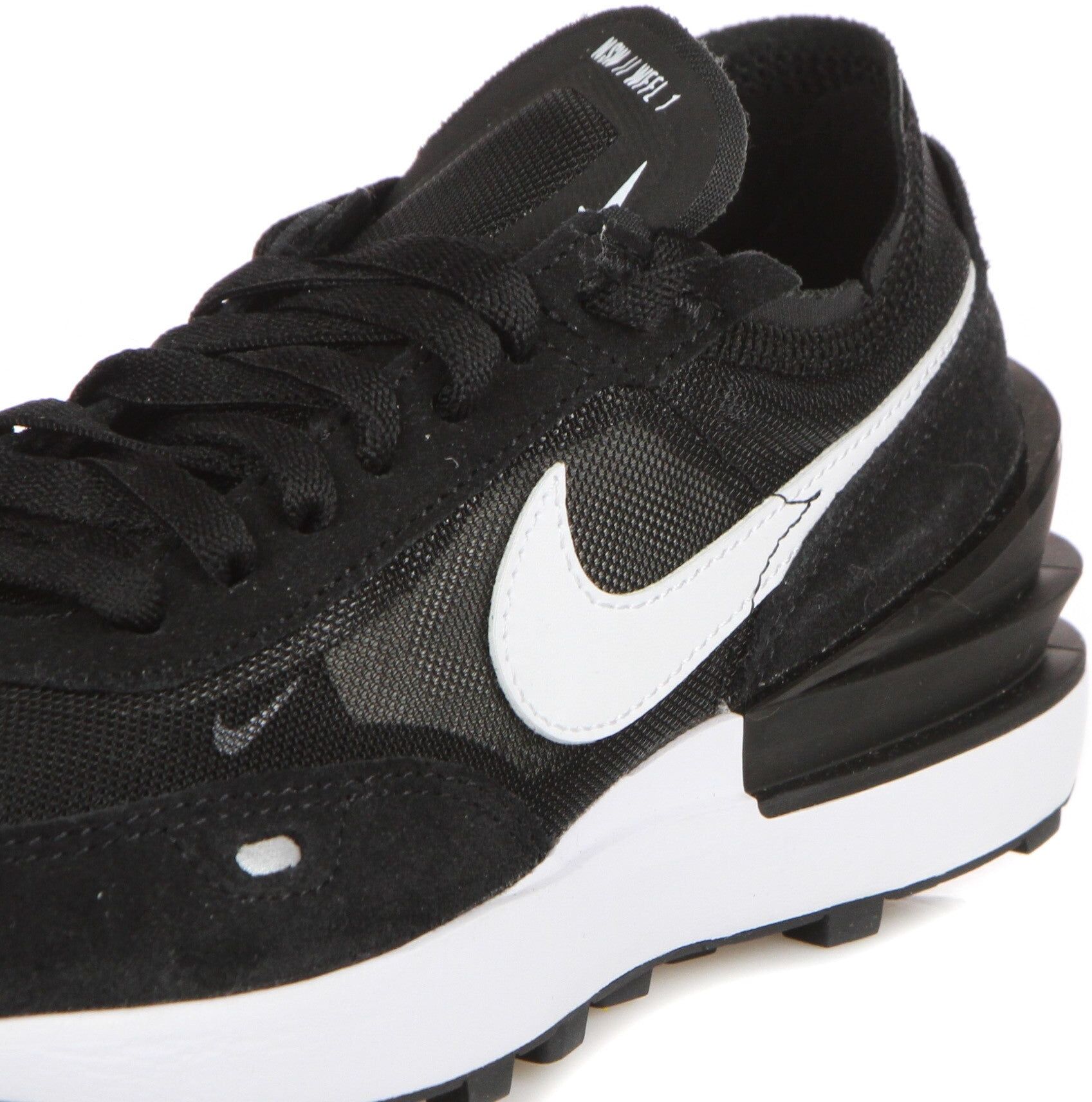 Nike Scarpa Bassa Donna W Waffle One Black/white/orange 1 Nike Scarpa Bassa Donna W Waffle One Black/white/orange