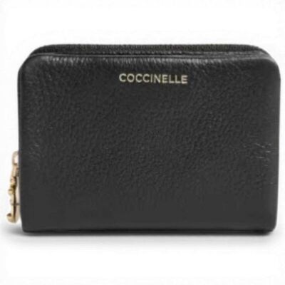 Coccinelle Portafoglio Donna Nero in Pelle Coccinelle Portafoglio Donna Nero in Pelle