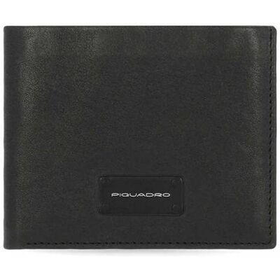 Portafoglio PIQUADRO Harper Uomo Pelle Nero - PU3891APR-N Portafoglio PIQUADRO Harper Uomo Pelle Nero - PU3891APR-N