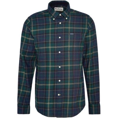camicia barbour fortrose tailored shirt - tartan green camicia barbour fortrose tailored shirt - tartan green