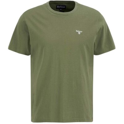 t-shirt barbour essential sports tee - burnt olive t-shirt barbour essential sports tee - burnt olive