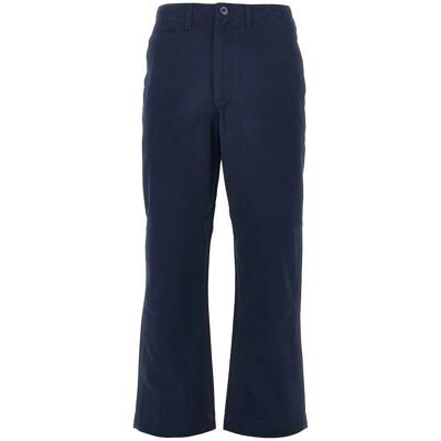 ROY ROGER'S WORKWEAR pantalone roy roger's chino adrian gabardine - blue ROY ROGER'S WORKWEAR pantalone roy roger's chino adrian gabardine - blue