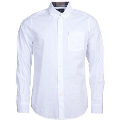 Barbour - Wh11 Camicia M/l Bianca MSH4716 Barbour - Wh11 Camicia M/l Bianca MSH4716