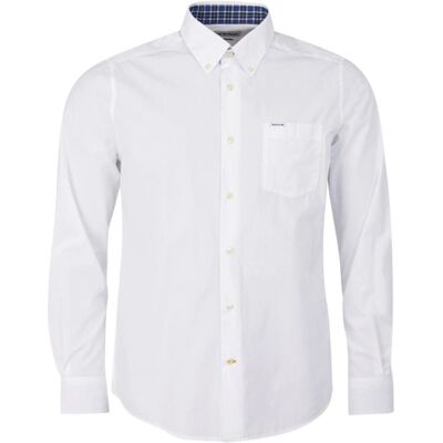 Barbour - Camicia Wh11 White MSH5168 Barbour - Camicia Wh11 White MSH5168