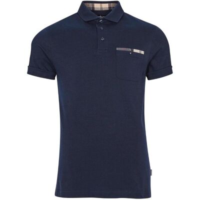 Barbour - Polo Blu Corpatch MML1071 Barbour - Polo Blu Corpatch MML1071