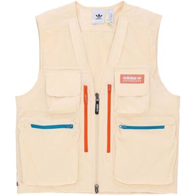 Adidas Smanicato Uomo Adventure Premium Vest Sand Strata Adidas Smanicato Uomo Adventure Premium Vest Sand Strata