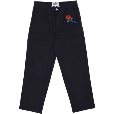 DOOMSDAY Pantalone Lungo Uomo Ewtua Chino Pant Black DOOMSDAY Pantalone Lungo Uomo Ewtua Chino Pant Black