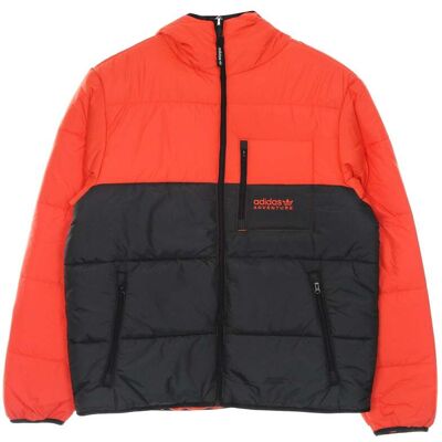 Adidas Piumino Uomo Puffer Jacket Black/bright Red Adidas Piumino Uomo Puffer Jacket Black/bright Red