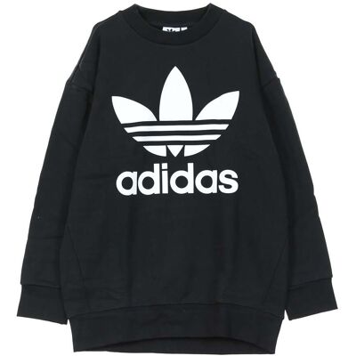 Adidas Felpa Girocollo Uomo Tref Over Crew Black/white Adidas Felpa Girocollo Uomo Tref Over Crew Black/white