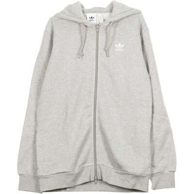 Adidas Felpa Cappuccio Zip Uomo Trf Flc Hoodie Medium Grey Heather Adidas Felpa Cappuccio Zip Uomo Trf Flc Hoodie Medium Grey Heather