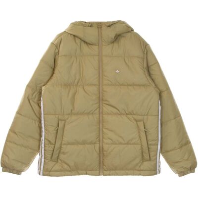 Adidas Piumino Uomo Pad Hooded Puff Beige Tone Adidas Piumino Uomo Pad Hooded Puff Beige Tone