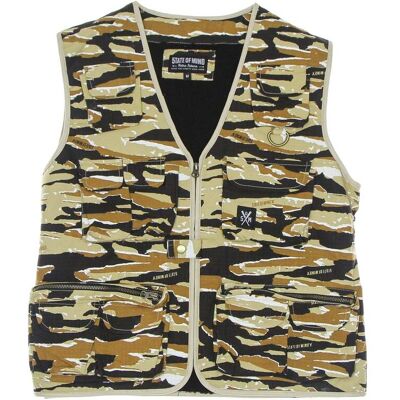 5TATE OF MIND Smanicato Uomo Retrofuture Vest Jacket Camouflage 5TATE OF MIND Smanicato Uomo Retrofuture Vest Jacket Camouflage