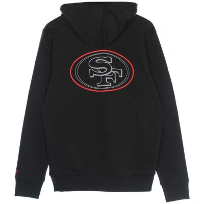 NEW ERA Felpa Cappuccio Uomo Nfl Outline Logo Po Hoodie Saf49e Black/original Team Colors NEW ERA Felpa Cappuccio Uomo Nfl Outline Logo Po Hoodie Saf49e Black/original Team Colors