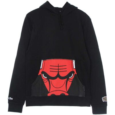 Felpa con Cappuccio Mitchell & Ness Chicago Bulls - Basket Tutto l'Anno Uomo Felpa con Cappuccio Mitchell & Ness Chicago Bulls - Basket Tutto l'Anno Uomo