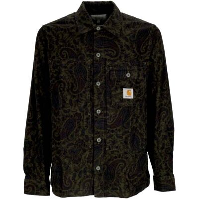 CARHARTT WIP Camicia Manica Lunga Uomo L/s Charter Shirt Paisley Print/plant CARHARTT WIP Camicia Manica Lunga Uomo L/s Charter Shirt Paisley Print/plant