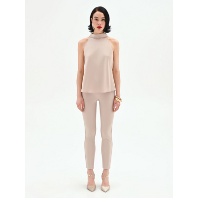 RINASCIMENTO top smanicato donna tortora beige RINASCIMENTO top smanicato donna tortora beige