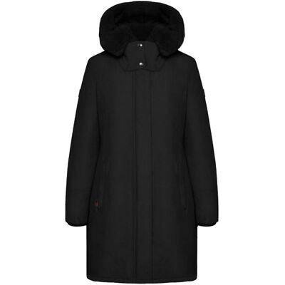 Woolrich - Ws Bow Bridge Coat Nero WWCPS2807 Woolrich - Ws Bow Bridge Coat Nero WWCPS2807