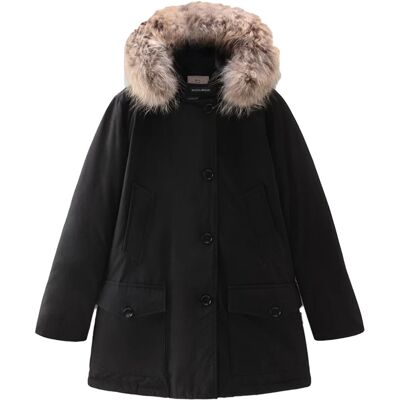 Woolrich - Ut0001 Arctic Detachable Fur Parka Blk WWOU0540FR Woolrich - Ut0001 Arctic Detachable Fur Parka Blk WWOU0540FR