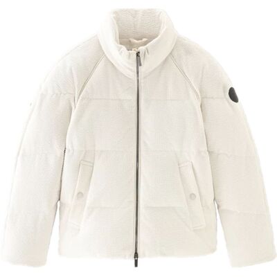 Woolrich - Ut3084 Minehart Jacket 8743 Milky Cream WWOU0739FR Woolrich - Ut3084 Minehart Jacket 8743 Milky Cream WWOU0739FR