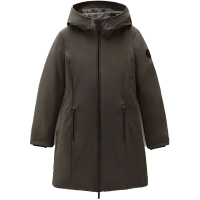 Woolrich - Ut2735 Firth Parka 614 Dark Green WWOU0480FR Woolrich - Ut2735 Firth Parka 614 Dark Green WWOU0480FR