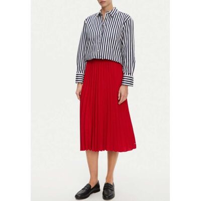 Tommy Hilfiger GONNA FLUID PLEATED PULL ON MIDI SKIRT Tommy Hilfiger GONNA FLUID PLEATED PULL ON MIDI SKIRT
