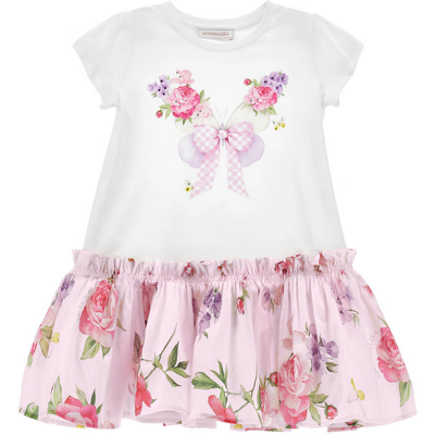 MONNALISA abito a fantasia floreale bambina rosa MONNALISA abito a fantasia floreale bambina rosa