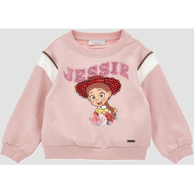 MONNALISA felpa girocollo con stampa jessie bambina rosa MONNALISA felpa girocollo con stampa jessie bambina rosa