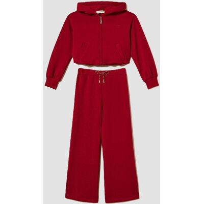 TWINSET set felpa e pantalone bambina rosso TWINSET set felpa e pantalone bambina rosso