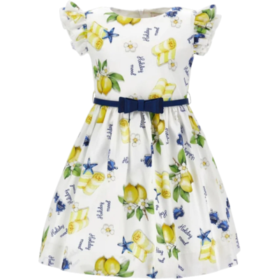 Vestito Bambina Monnalisa 11G920_7624 Vestito Bambina Monnalisa 11G920_7624