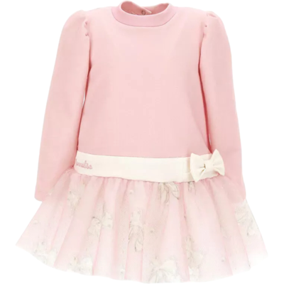 Vestito Bambina Monnalisa 39B901_2020 Vestito Bambina Monnalisa 39B901_2020