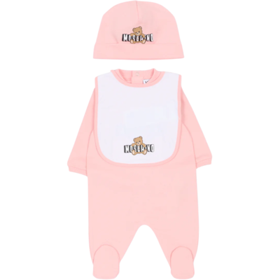 Completo Bambina Moschino MOY031_ROSA Completo Bambina Moschino MOY031_ROSA