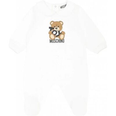 Tutina Bambino Moschino MUT048_LCA19_10101 Tutina Bambino Moschino MUT048_LCA19_10101