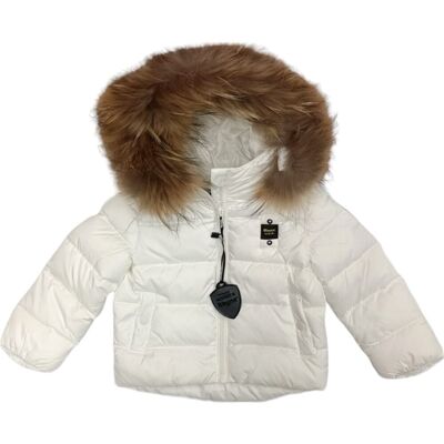 Blauer - Piumino 100 Bianco C/pelliccia 24WBBXC02550 Blauer - Piumino 100 Bianco C/pelliccia 24WBBXC02550