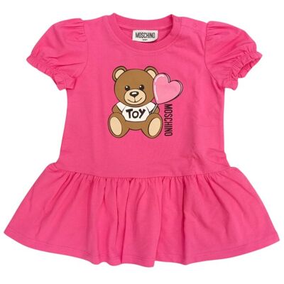 Moschino - Abito 50533 Fuxia C/orso E Cuore MDV0CK LBA00 Moschino - Abito 50533 Fuxia C/orso E Cuore MDV0CK LBA00