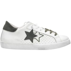 Sneakers Uomo 2-star Prime Star Bianco stella verde Sneakers Uomo 2-star Prime Star Bianco stella verde