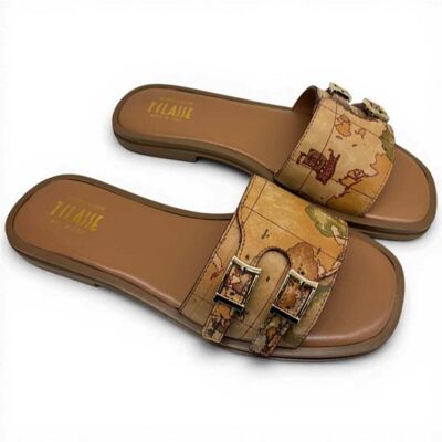 Alviero Martini 1 Classe Slipper Geo Classic Donna Naturale Taglia 39 Alviero Martini 1 Classe Slipper Geo Classic Donna Naturale Taglia 39