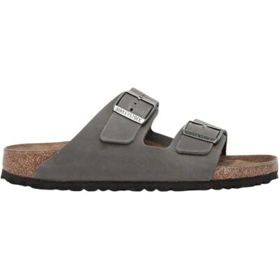 sandali birkenstock arizona oiled leather - iron sandali birkenstock arizona oiled leather - iron