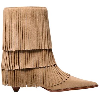 stivali donna michael kors - jayla heeled bootie - beige stivali donna michael kors - jayla heeled bootie - beige