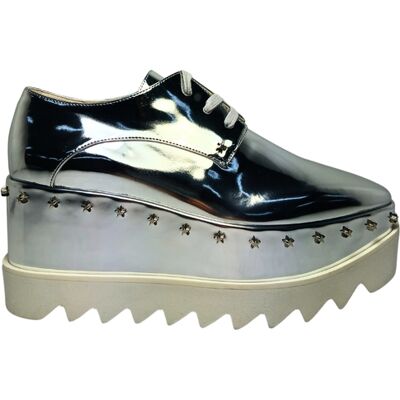 Scarpe Donna Stella McCartney Elyse Mirror Silver Scarpe Donna Stella McCartney Elyse Mirror Silver