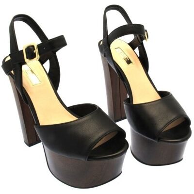 Sandali Guess Donna Nero Taglia 38 - FLDE21LEA03-BLACK-38 Sandali Guess Donna Nero Taglia 38 - FLDE21LEA03-BLACK-38