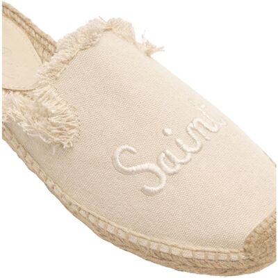 ESPADRILLAS PANNA Donna SAINT BARTH CON SCRITTA ESPADRILLAS PANNA Donna SAINT BARTH CON SCRITTA