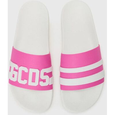 GCDS CIABATTE SLIDERS LOGO CHAIN GCDS CIABATTE SLIDERS LOGO CHAIN