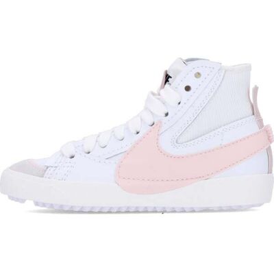 Nike Scarpa Alta Donna W Blazer Mid 77 Jumbo White/atmosphere/pink Oxford/sail Nike Scarpa Alta Donna W Blazer Mid 77 Jumbo White/atmosphere/pink Oxford/sail