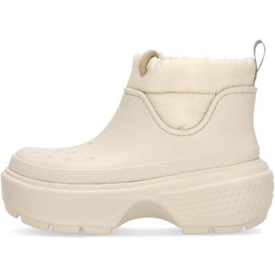 CROCS Scarponcino Alto Uomo Stomp Puff Boot Stucco CROCS Scarponcino Alto Uomo Stomp Puff Boot Stucco