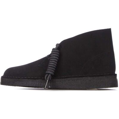 CLARKS Scarpa Lifestyle Uomo Desert Coal Black Suede CLARKS Scarpa Lifestyle Uomo Desert Coal Black Suede